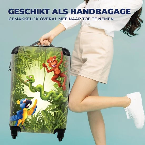 Beste recensies van ???? MuchoWow® Koffer - Bos - Dieren - Tropisch - Kinderen - Jongetje - Meiden - Kids - Past Binnen 55x40x20 Cm En 55x35x25 Cm - ???? Handbagage - Trolley - Fotokoffer - Cabin Size - Print ???? 13 Beste recensies van ???? MuchoWow® Koffer - Bos - Dieren - Tropisch - Kinderen - Jongetje - Meiden - Kids - Past Binnen 55x40x20 Cm En 55x35x25 Cm - ???? Handbagage - Trolley - Fotokoffer - Cabin Size - Print ???? - Afbeelding 11