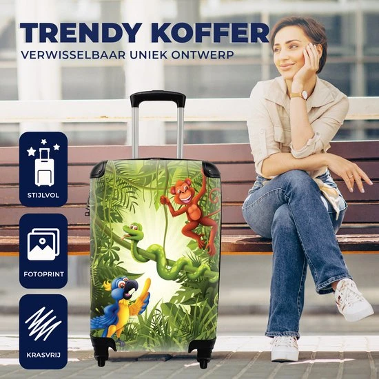 Beste recensies van ???? MuchoWow® Koffer - Bos - Dieren - Tropisch - Kinderen - Jongetje - Meiden - Kids - Past Binnen 55x40x20 Cm En 55x35x25 Cm - ???? Handbagage - Trolley - Fotokoffer - Cabin Size - Print ???? 14 Beste recensies van ???? MuchoWow® Koffer - Bos - Dieren - Tropisch - Kinderen - Jongetje - Meiden - Kids - Past Binnen 55x40x20 Cm En 55x35x25 Cm - ???? Handbagage - Trolley - Fotokoffer - Cabin Size - Print ???? - Afbeelding 12