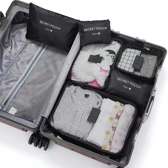 Beste deal ⭐ Mmoods Koffer Packing Cubes Set - Kleding Organizer Zak En Rugzak - ???? Handbagage 6 Delige Set - Opbergzakken Voor Ondergoed - Opbergtas Voor Schoenen - Inclusief Toiletzak - Zwart ???? 6 Beste deal ⭐ Mmoods Koffer Packing Cubes Set - Kleding Organizer Zak En Rugzak - ???? Handbagage 6 Delige Set - Opbergzakken Voor Ondergoed - Opbergtas Voor Schoenen - Inclusief Toiletzak - Zwart ???? - Afbeelding 4