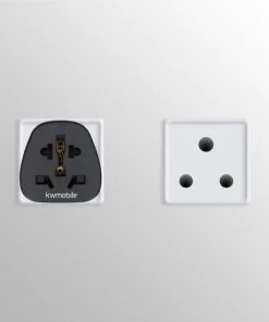 Aanbiedingen ???? Kwmobile 2x Reisstekker Type D - Ideaal Voor Reizen In India, Nepal En Sri Lanka - Universele Wereldstekker - Zwart ✨ -Herschel Shop 550x550 549