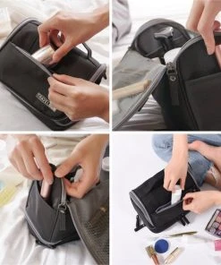 Flash-uitverkoop ???? Rainbecom Toilettassen - Beautycases - Toilettas Met Haak - Reis Organizer - Blauw ❤️ -Herschel Shop 550x550 551