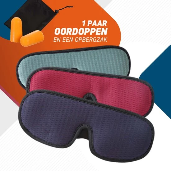 Promo ???? SleepCore® - Slaapmasker - 3D - Oog Masker - Ademend - Slapen - Ooglap - Licht Blokkerend -Comfortabele - Nachtmasker - Blinddoek - 3D - 100% Verduisterend - Slaap Beter - Masker - Rust ???? 3 Promo ???? SleepCore® - Slaapmasker - 3D - Oog Masker - Ademend - Slapen - Ooglap - Licht Blokkerend -Comfortabele - Nachtmasker - Blinddoek - 3D - 100% Verduisterend - Slaap Beter - Masker - Rust ????
