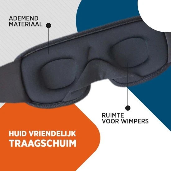Promo ???? SleepCore® - Slaapmasker - 3D - Oog Masker - Ademend - Slapen - Ooglap - Licht Blokkerend -Comfortabele - Nachtmasker - Blinddoek - 3D - 100% Verduisterend - Slaap Beter - Masker - Rust ???? 4 Promo ???? SleepCore® - Slaapmasker - 3D - Oog Masker - Ademend - Slapen - Ooglap - Licht Blokkerend -Comfortabele - Nachtmasker - Blinddoek - 3D - 100% Verduisterend - Slaap Beter - Masker - Rust ???? - Afbeelding 2