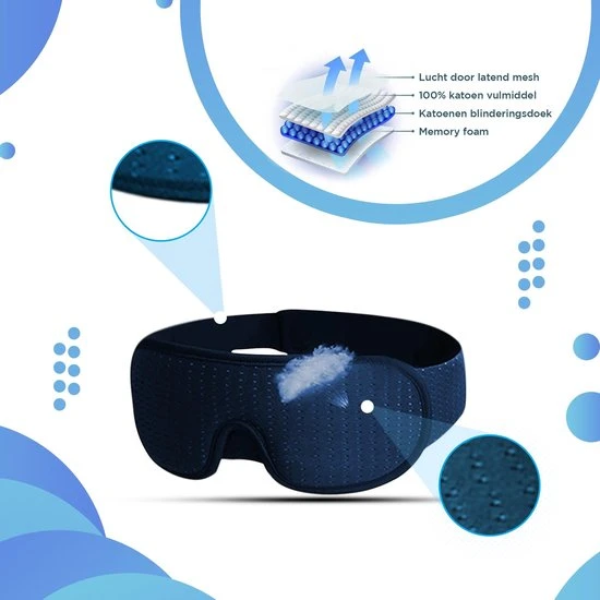 Promo ???? SleepCore® - Slaapmasker - 3D - Oog Masker - Ademend - Slapen - Ooglap - Licht Blokkerend -Comfortabele - Nachtmasker - Blinddoek - 3D - 100% Verduisterend - Slaap Beter - Masker - Rust ???? 8 Promo ???? SleepCore® - Slaapmasker - 3D - Oog Masker - Ademend - Slapen - Ooglap - Licht Blokkerend -Comfortabele - Nachtmasker - Blinddoek - 3D - 100% Verduisterend - Slaap Beter - Masker - Rust ???? - Afbeelding 6