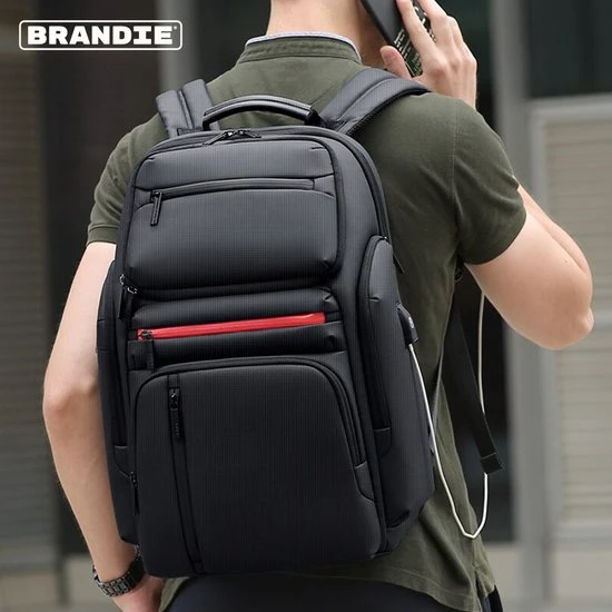 Nieuw ???? Brandie® - Rugzak - Laptop Rugzak Tot 15.6 Inch Voor Unisex - Schooltas - Waterdicht - Anti-diefstal TSA Slot - Capaciteit 39L - USB Poort - Met Regenhoes - Schoudertas Voor Reizen En Zakelijk Werk - Gewicht 1.3KG - Maat 30*22*46 Inch - Zwart Gery ⌛ 14 Nieuw ???? Brandie® - Rugzak - Laptop Rugzak Tot 15.6 Inch Voor Unisex - Schooltas - Waterdicht - Anti-diefstal TSA Slot - Capaciteit 39L - USB Poort - Met Regenhoes - Schoudertas Voor Reizen En Zakelijk Werk - Gewicht 1.3KG - Maat 30*22*46 Inch - Zwart Gery ⌛ - Afbeelding 12