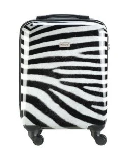 Promo ???? Princess Traveller Animal Print - ???? Handbagagekoffer - Zebra - Small - 55cm ????