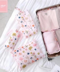 Groothandel ???? Qpacks - Flower Power Packing Cubes Set 6-delig - Waterdicht - Patroon - Roze Bloemen Print - Toilettas - Koffer Organiser - ???? Backpack ???? -Herschel Shop 550x550 769