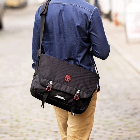 Beste Verkoop ???? Ellehammer - Urban Explorer - Laptoptas / Reistas / Schoudertas - 16 Liter - Zwart - 45x11x29cm ⌛ 6 Beste Verkoop ???? Ellehammer - Urban Explorer - Laptoptas / Reistas / Schoudertas - 16 Liter - Zwart - 45x11x29cm ⌛ - Afbeelding 4