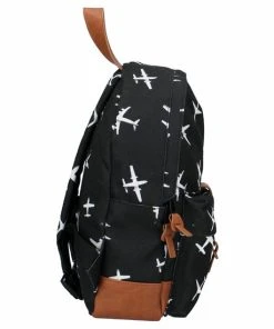 Gloednieuw ✨ Kidzroom Black & White - Rugzak - 2 T/m 6 Jaar - Zwart - Vliegtuig ???? -Herschel Shop 550x550 873