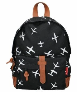Gloednieuw ✨ Kidzroom Black & White - Rugzak - 2 T/m 6 Jaar - Zwart - Vliegtuig ???? -Herschel Shop 550x550 875