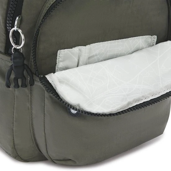 Coupon ✨ Kipling Seoul S Laptoprugzak - 14 Liter - Green Moss ???? 6 Coupon ✨ Kipling Seoul S Laptoprugzak - 14 Liter - Green Moss ???? - Afbeelding 4