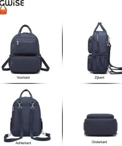 Begroting ???? Bagwise® Rugzak - Rugtas - 10 Lt - Dames - Heren - (CR1248) Donker Blauw ???? -Herschel Shop 550x553 4