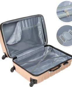 Promo ???? Tectake - Kofferset ABS 4-delig -Verwijderbare Wielen - Kleur : Champagne ???? -Herschel Shop 550x556 2