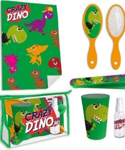 Aanbiedingen ???? Dinosaurus Toilet Reisset Crazy Dino - 6 St. - Groen ????