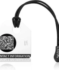 Goedkoopste ⭐ Tagonce Crystal Clear Tag - Digitaal Bagagelabel ????