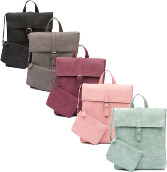 Flash-uitverkoop ???? Zebra Trends Natural Bag ???? Backpack Loiza - Black ???? 6 Flash-uitverkoop ???? Zebra Trends Natural Bag ???? Backpack Loiza - Black ???? - Afbeelding 4