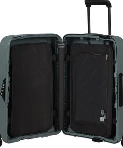 Uitgang ???? Samsonite Reiskoffer - Magnum Eco Spinner 55/20 (Handbagage) Petrol Grey ???? -Herschel Shop 550x567 1