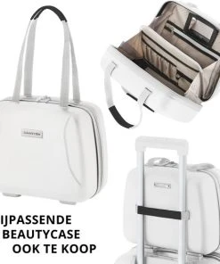 Promo ???? CarryOn Skyhopper Reiskoffer - 78cm TSA Trolley Met OKOBAN - Dubbele Wielen - Wit ???? 14 Promo ???? CarryOn Skyhopper Reiskoffer - 78cm TSA Trolley Met OKOBAN - Dubbele Wielen - Wit ???? -Herschel Shop 550x567 2