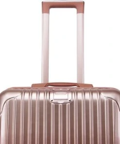 Kopen ???? Royal Swiss - Kofferset - Cijferslot- Lichtgewicht Koffer - 4 Wielen- Rosé Gold ???? -Herschel Shop 550x572 3