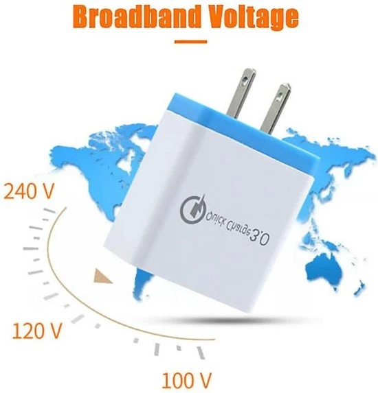 Goedkoop ???? Merkloos Reisstekker - USA USB Oplader - Amerikaanse Stekker - Usb Oplader - Usb Stekker - Snel Lader - 3.0 3A Usb Lader - Telefoon Adapter - 4 Poorten - Amerikaanse Stekker - Wit/zwart ???? 5 Goedkoop ???? Merkloos Reisstekker - USA USB Oplader - Amerikaanse Stekker - Usb Oplader - Usb Stekker - Snel Lader - 3.0 3A Usb Lader - Telefoon Adapter - 4 Poorten - Amerikaanse Stekker - Wit/zwart ???? - Afbeelding 3