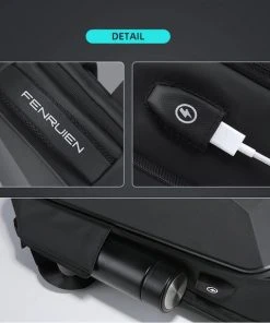 Beste Pirce ???? Rugzak-Business -Fenruien Upgrade Black Style-Life Anti-Diefstal Tas - Anti Theft ???? Backpack - Laptop ???? Backpack - Waterdicht - USB-poort - Tm 17 Inch - Dames/Heren - Zwart ❤️ -Herschel Shop 550x574 2