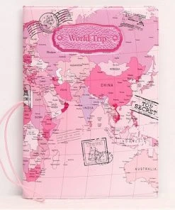 Groothandel ???? FISKA - Paspoort Hoes Roze - Paspoort Houder - Paspoort Hoesje ✔️