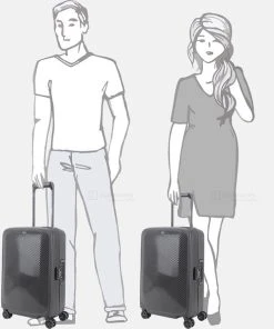 Nieuw ???? Decent ???? Handbagage Koffer / Trolley / Reiskoffer - 55 Cm - 43 Liter - Axiss-Fix - Zwart ❤️ -Herschel Shop 550x587 1