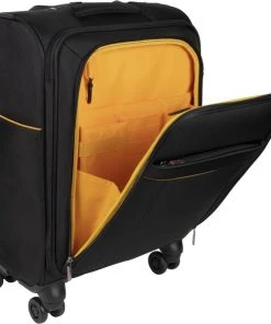 Beste Verkoop ???? ACROPAQ ???? Handbagage Koffer - 55 Cm, Lichtgewicht - Cabine Trolley - Zwart ???? -Herschel Shop 550x591