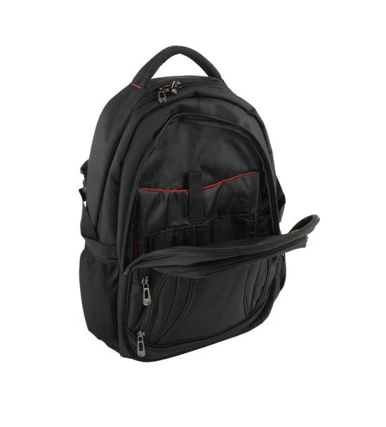 Uitgang ???? David Jones Extra Grote Rugzak Met 17 Inch Laptop Vak - Zwart - Waterdicht ⌛ 6 Uitgang ???? David Jones Extra Grote Rugzak Met 17 Inch Laptop Vak - Zwart - Waterdicht ⌛ - Afbeelding 4