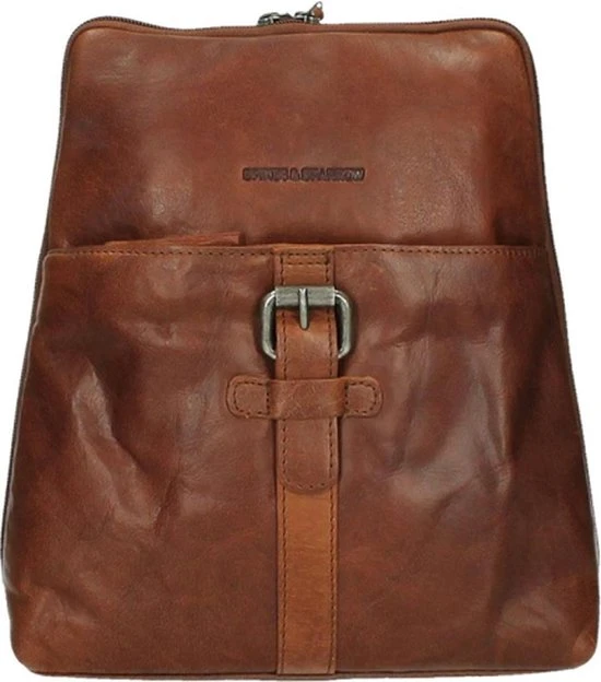 Goedkoop ???? Spikes & Sparrow Rugtas / Rugzak / Schooltas - Bronco - 6 Liter - Leer - Cognac ✔️ 3 Goedkoop ???? Spikes & Sparrow Rugtas / Rugzak / Schooltas - Bronco - 6 Liter - Leer - Cognac ✔️