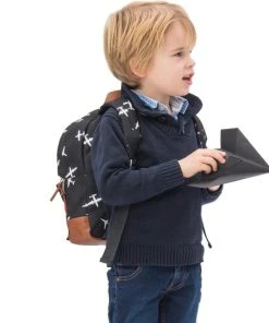 Gloednieuw ✨ Kidzroom Black & White - Rugzak - 2 T/m 6 Jaar - Zwart - Vliegtuig ???? -Herschel Shop 550x639 8