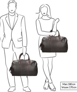 Kopen ???? Chesterfield Leren Reistas / Weekendtas Liam - 35 Liter - Bruin ⌛ -Herschel Shop 550x644 2