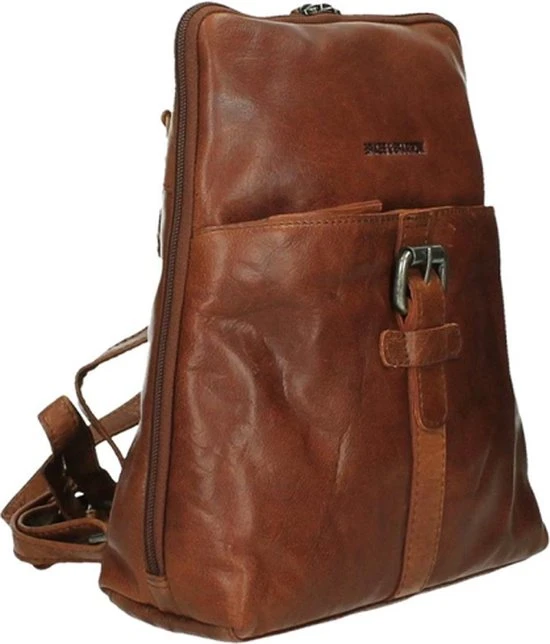 Goedkoop ???? Spikes & Sparrow Rugtas / Rugzak / Schooltas - Bronco - 6 Liter - Leer - Cognac ✔️ 13 Goedkoop ???? Spikes & Sparrow Rugtas / Rugzak / Schooltas - Bronco - 6 Liter - Leer - Cognac ✔️ - Afbeelding 11