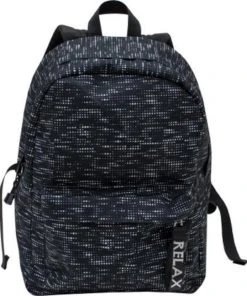 Goedkoopste ???? Verhaak Rugzak Mississippi 3 Vaks 45 X 36 X 20 Cm Nylon Zwart ❤️