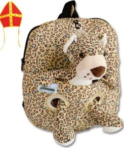 Beste Pirce ???? Good Lifehacks Kindertas Voor Meisjes - Rugzak - Meisje - Sinterklaas - Schooltas - Reistas Kinderwagen - Knuffel - Speenknuffel - Panter ????