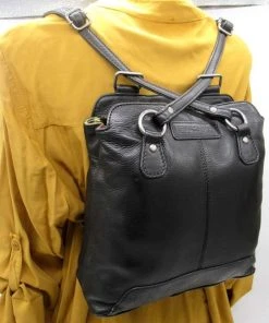 Korting ???? Hillburry Rugzak - Leder/Leer - Anti Diefstal - Schoudertas En Rugzak - Zwart ???? -Herschel Shop 550x650 3