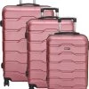 Beste deal ⭐ Beagles Originals Comfy Travel 3 Delige ABS Kofferset - Rosé Goud ???? -Herschel Shop 550x670 4