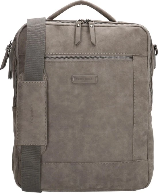 Beste deal ⌛ Enrico Benetti Nikki 66516 Business Rugtas M 14" Laptop, Met Lange Schouderband - Grijs ✔️ 5 Beste deal ⌛ Enrico Benetti Nikki 66516 Business Rugtas M 14" Laptop, Met Lange Schouderband - Grijs ✔️ - Afbeelding 3