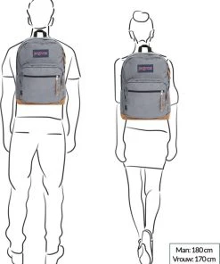 Groothandel ???? JanSport Right Pack Rugzak 15 Inch Graphite Grey ???? -Herschel Shop 550x673 4