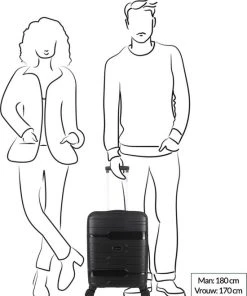 Top 10 ???? Decent ONE-CITY ???? Handbagage Koffer - 55 Cm - TSA Slot - Zwart ⌛ -Herschel Shop 550x677 10