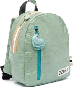 Promo ???? Zebra Trends Kinderrugzak Croco Mint (s) ????