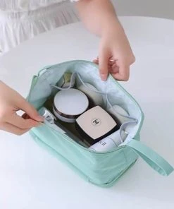 Goedkoopste ✔️ Nayun Travel Toilettas - Dubbele Bodem - Zwart - Beugelsluiting - Beautycase - Organizer - Reistas ???? -Herschel Shop 550x681