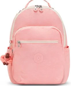 Korting ???? Kipling SEOUL Unisex Rugzak - Pink ???? Candy C ????