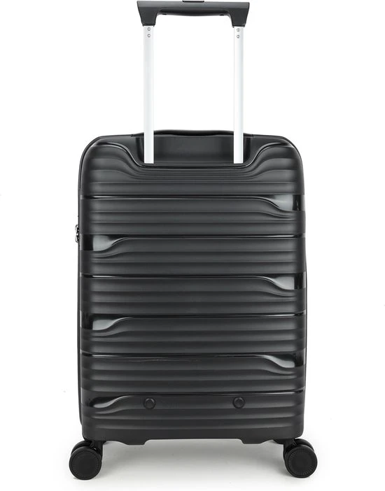 Uitgang ???? Decent EXPLORER PP ???? Handbagage Trolley 55 Cm - 38 Liter - Black ⌛ 10 Uitgang ???? Decent EXPLORER PP ???? Handbagage Trolley 55 Cm - 38 Liter - Black ⌛ - Afbeelding 8