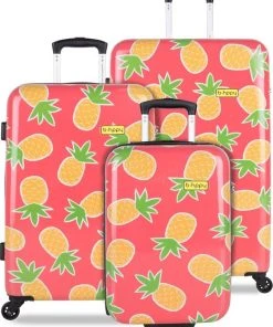 Groothandel ???? BHPPY Kofferset - 55/67/77 Cm - Pretty Pineapple Set ✨