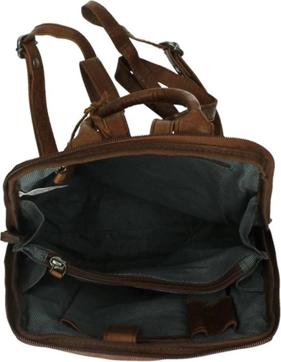 Goedkoop ???? Spikes & Sparrow Rugtas / Rugzak / Schooltas - Bronco - 6 Liter - Leer - Cognac ✔️ 10 Goedkoop ???? Spikes & Sparrow Rugtas / Rugzak / Schooltas - Bronco - 6 Liter - Leer - Cognac ✔️ - Afbeelding 8