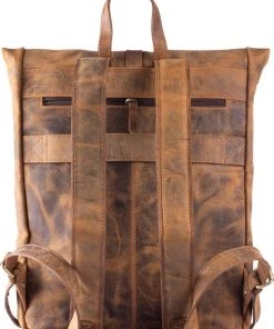 Goedkoopste ???? Wild Woodss WILD WOODS Leren 15 Inch Laptop Rugtas Met Kliksluiting - 15,6 Inch - Ruime Laptop Rugzak - Dames En Heren - Rundleer - Bruin ???? -Herschel Shop 550x715 1