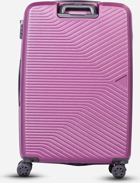 Promo ✨ ©TROLLEYZ - Ibiza No.3 - Reiskoffer 78cm Met TSA Slot - Dubbele Wielen - 360° Spinners - 100% ABS - Reiskoffer In Dazzling Purple ???? 5 Promo ✨ ©TROLLEYZ - Ibiza No.3 - Reiskoffer 78cm Met TSA Slot - Dubbele Wielen - 360° Spinners - 100% ABS - Reiskoffer In Dazzling Purple ???? - Afbeelding 3