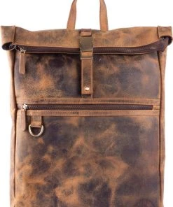 Goedkoopste ???? Wild Woodss WILD WOODS Leren 15 Inch Laptop Rugtas Met Kliksluiting - 15,6 Inch - Ruime Laptop Rugzak - Dames En Heren - Rundleer - Bruin ???? -Herschel Shop 550x719 1