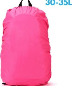 Kopen ???? TravelSky Flightbag - Waterdichte 35 Liter Regenhoes / Regencover Voor ???? Backpack Of Rugzak – Roze ????